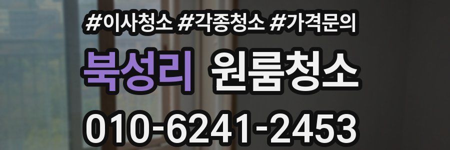 북성리 이사청소