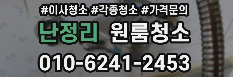 난정리 이사청소