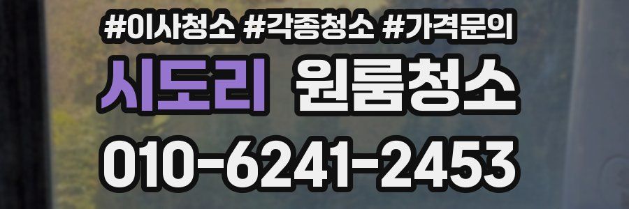 시도리 이사청소