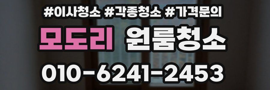 모도리 이사청소