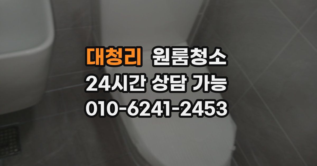 대청리 입주청소