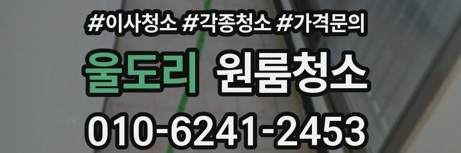 울도리 이사청소