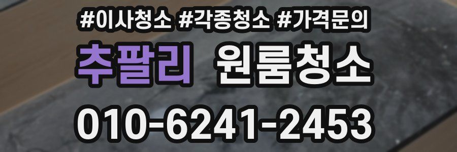 추팔리 이사청소