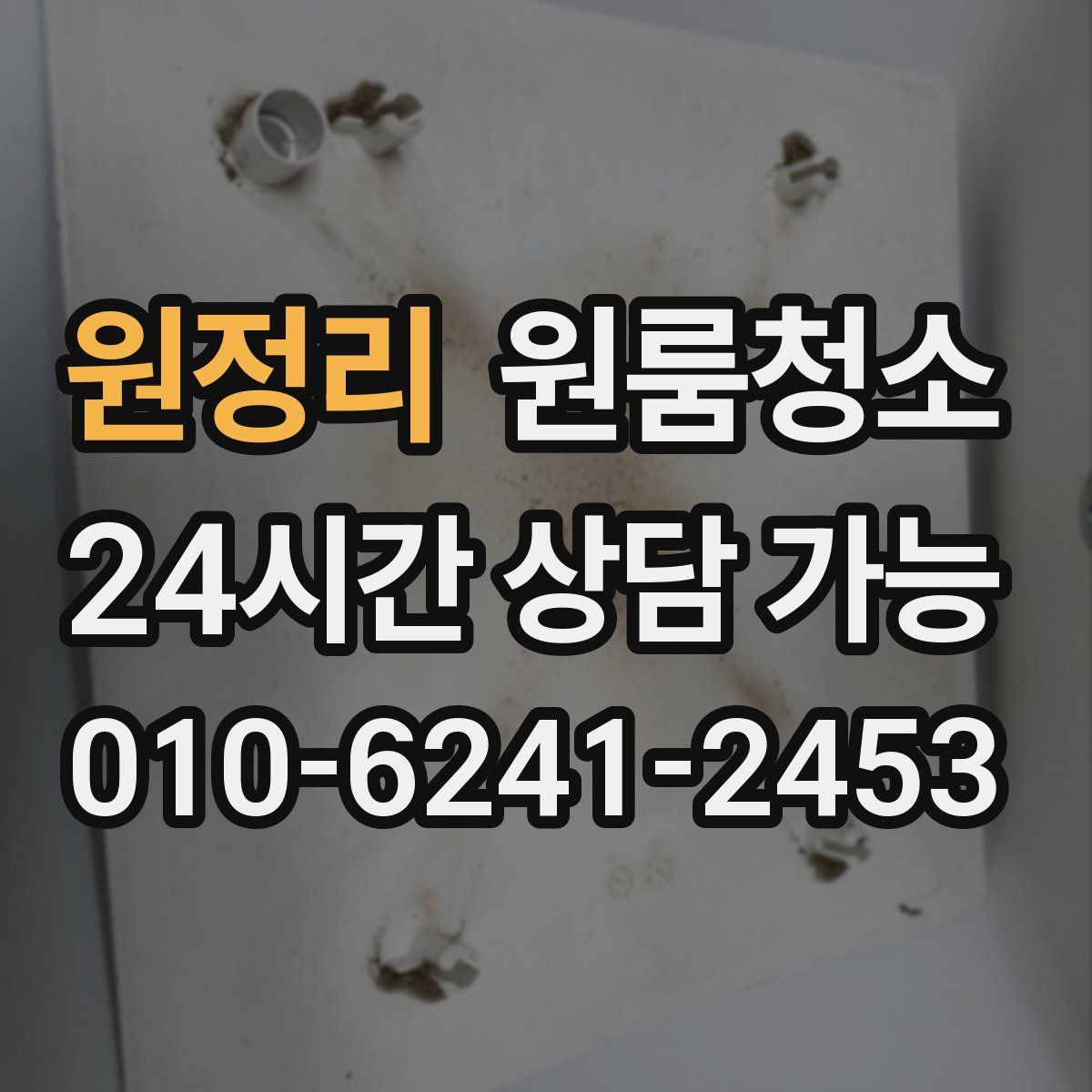 원정리 원룸청소