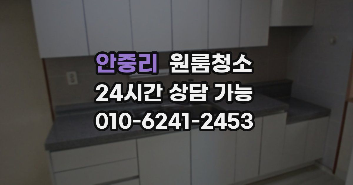 안중리 입주청소