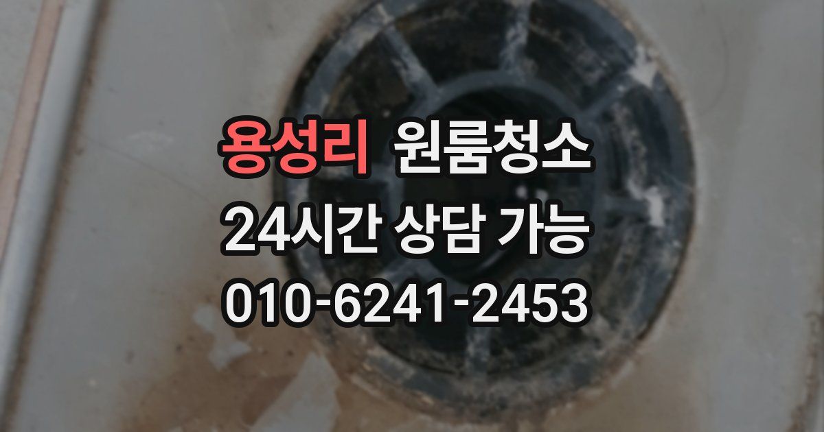 용성리 입주청소