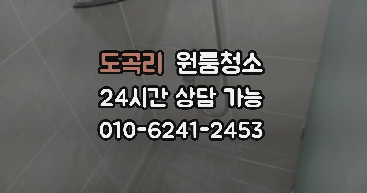 도곡리 입주청소