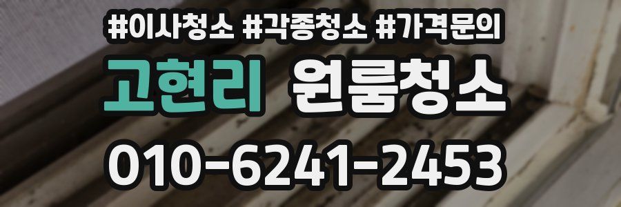 고현리 이사청소