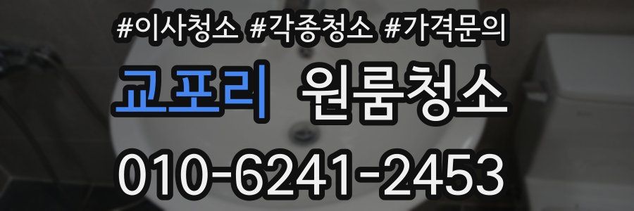 교포리 이사청소