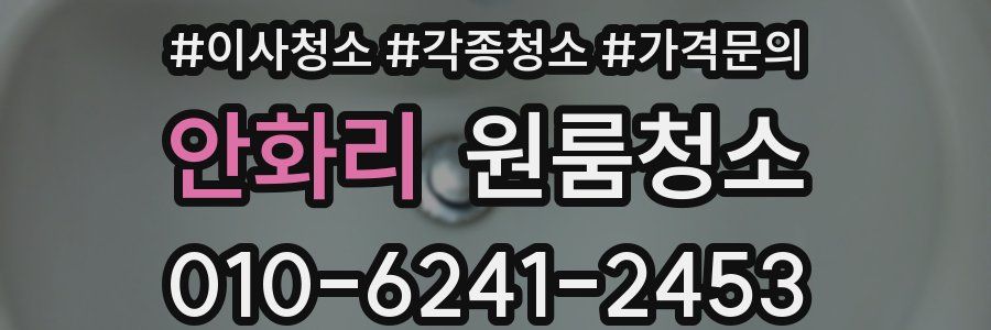 안화리 이사청소