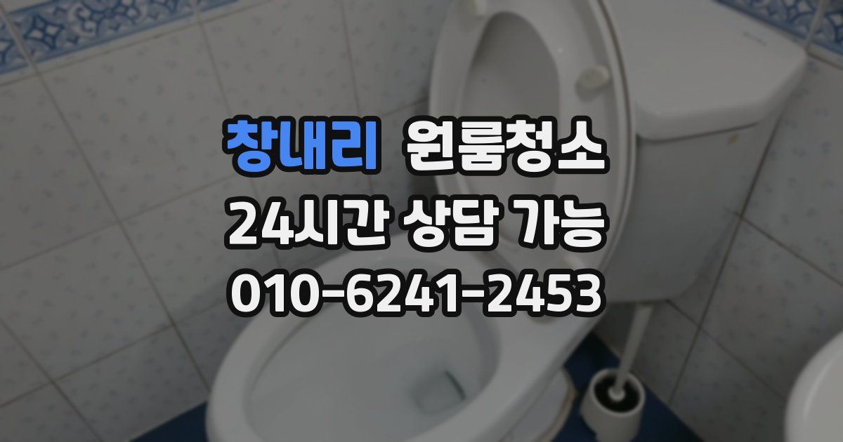 창내리 입주청소