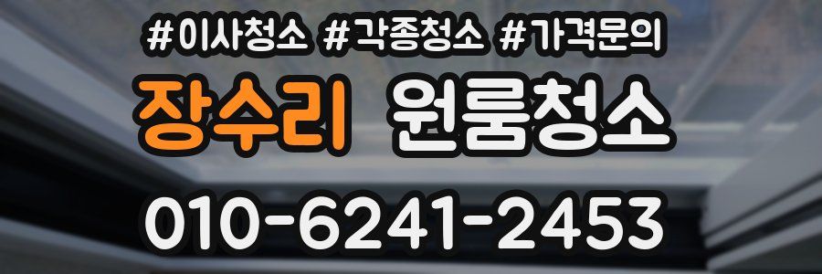 장수리 이사청소