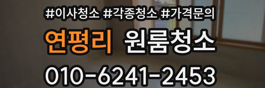 연평리 이사청소