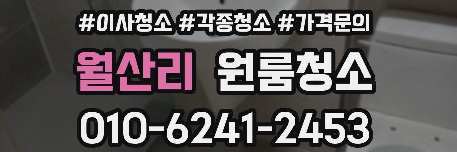 월산리 이사청소