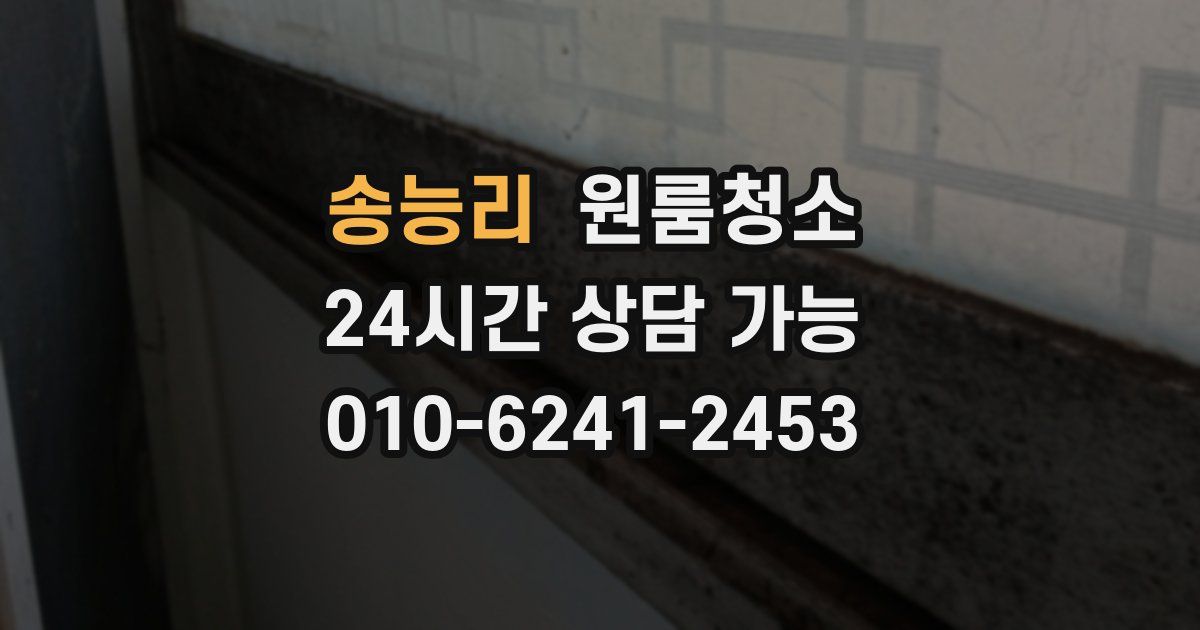 송능리 입주청소
