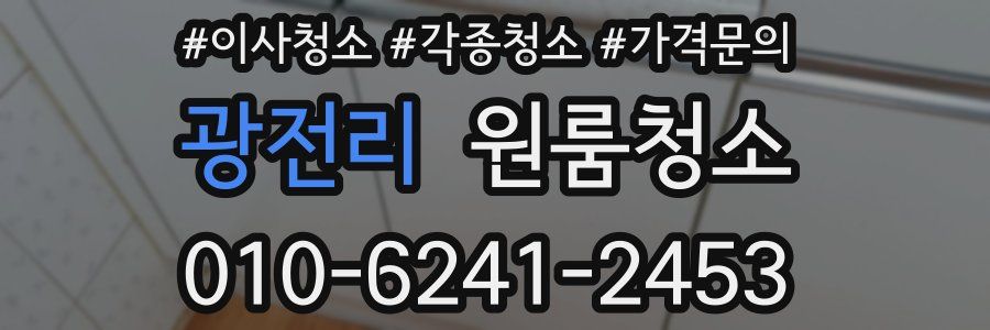 광전리 이사청소