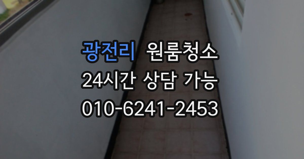 광전리 입주청소