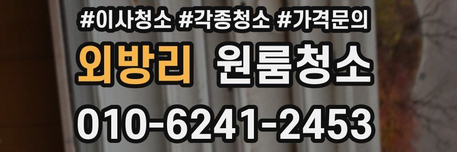 외방리 이사청소