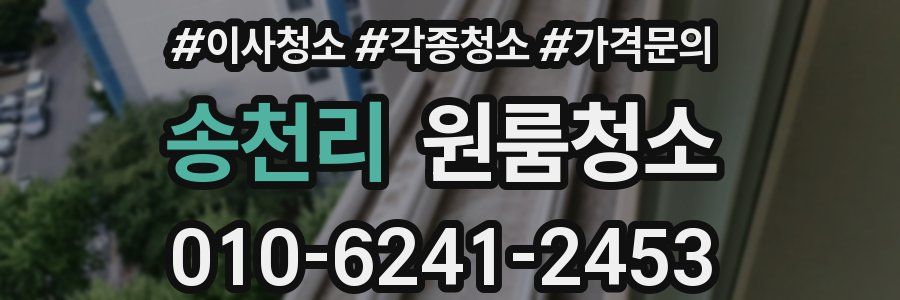 송천리 이사청소