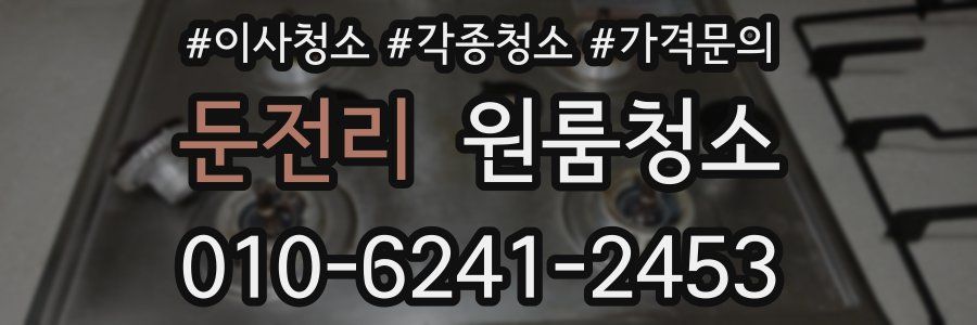 둔전리 이사청소