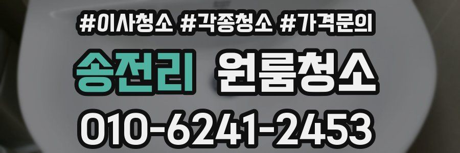 송전리 이사청소