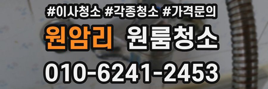 원암리 이사청소