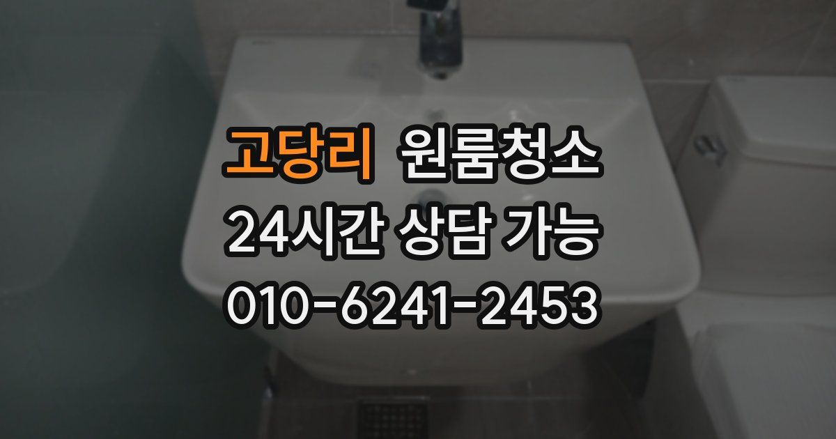 고당리 입주청소