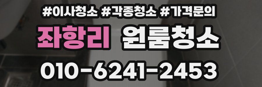 좌항리 이사청소