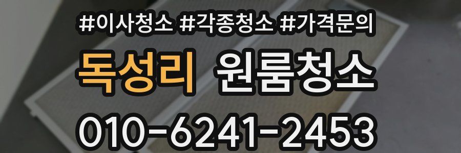 독성리 이사청소