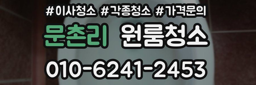 문촌리 이사청소