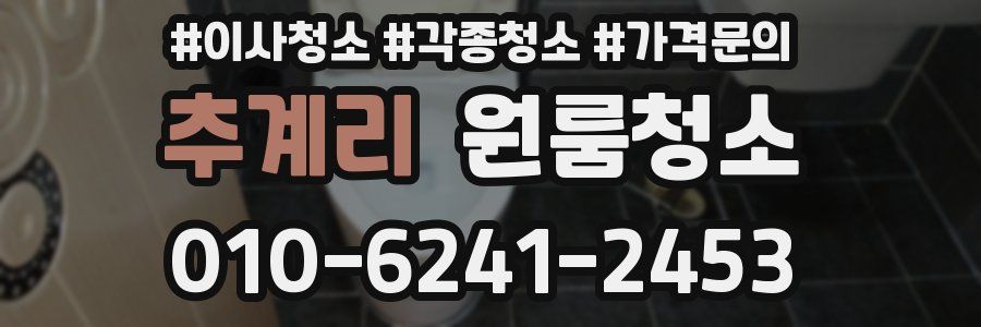 추계리 이사청소