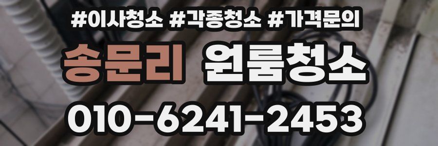 송문리 이사청소