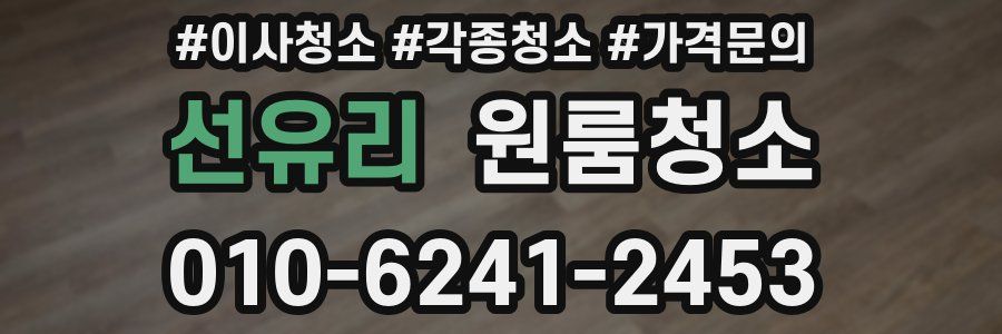 선유리 이사청소