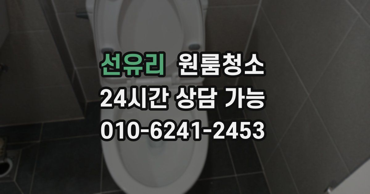 선유리 입주청소