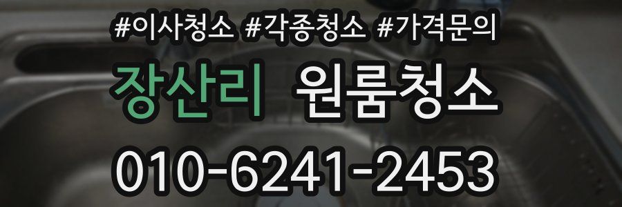 장산리 이사청소