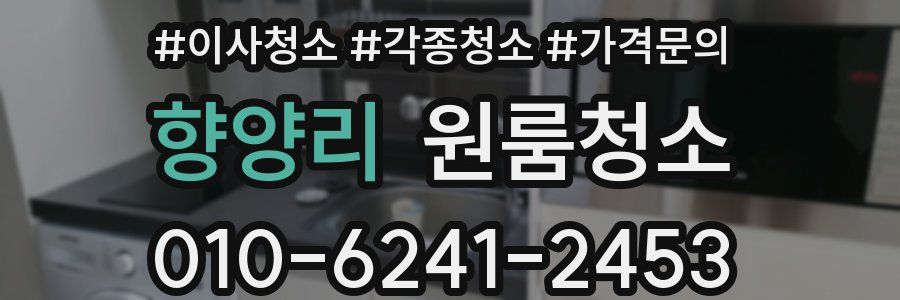 향양리 이사청소
