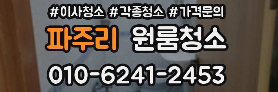 파주리 이사청소