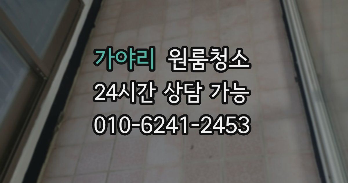 가야리 입주청소