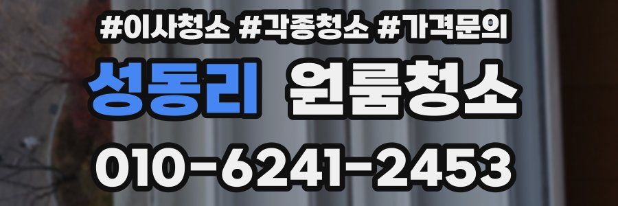 성동리 이사청소