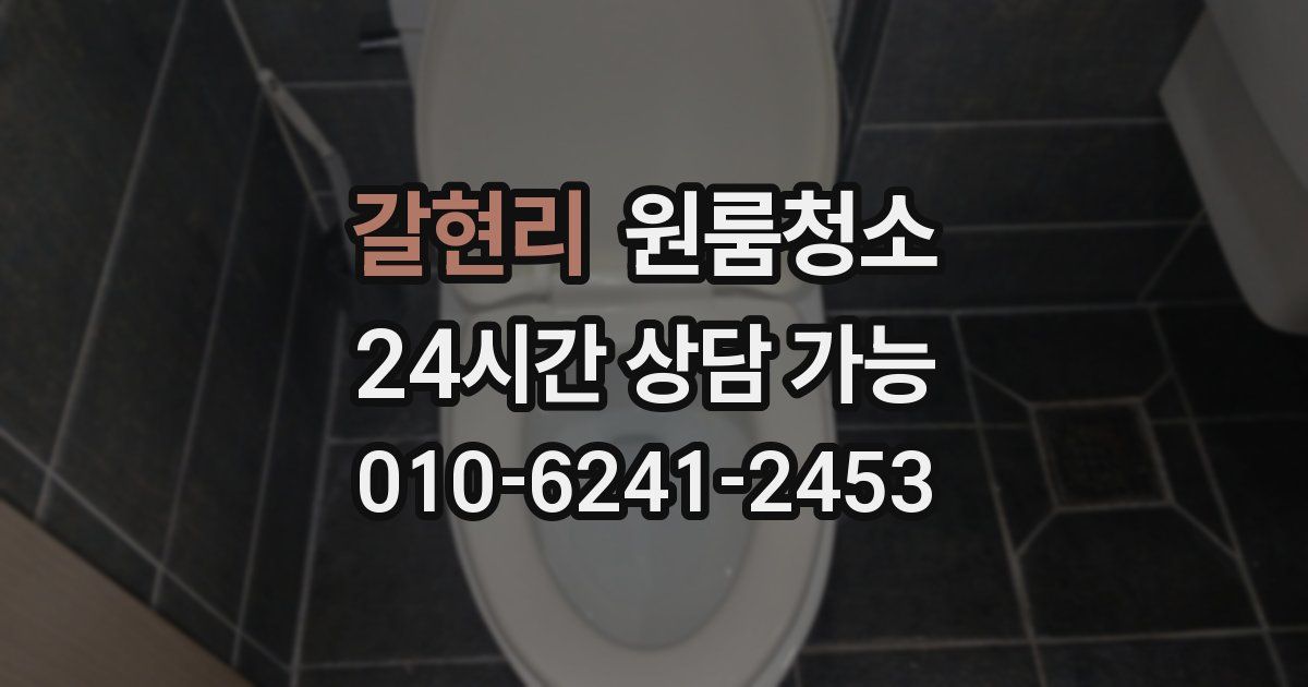 갈현리 입주청소