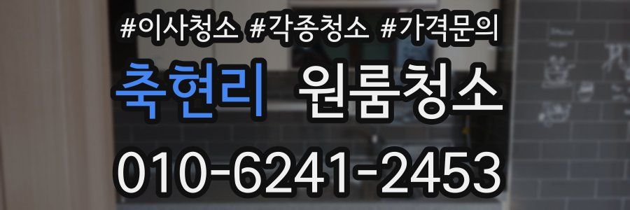 축현리 이사청소