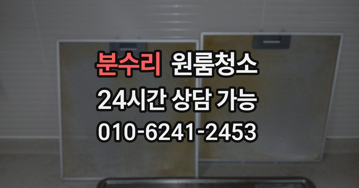 분수리 입주청소