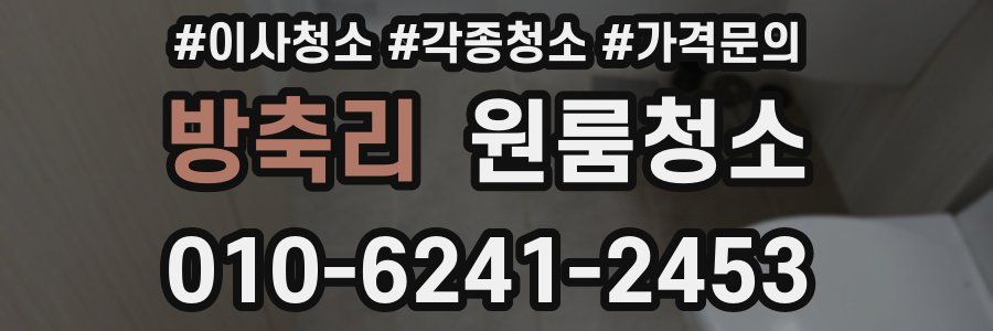 방축리 이사청소