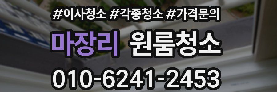 마장리 이사청소