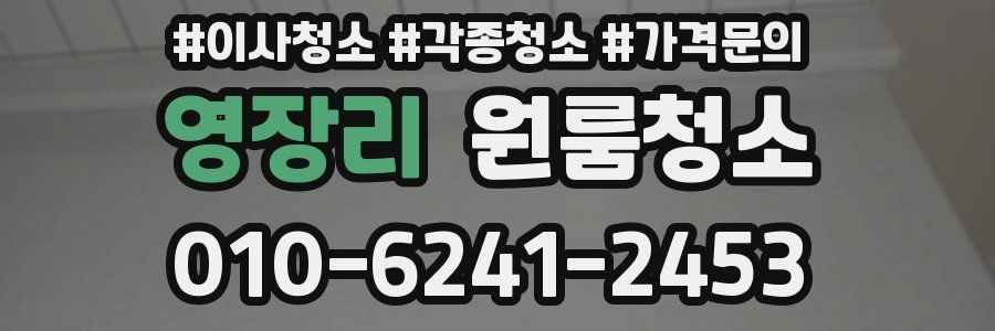 영장리 이사청소