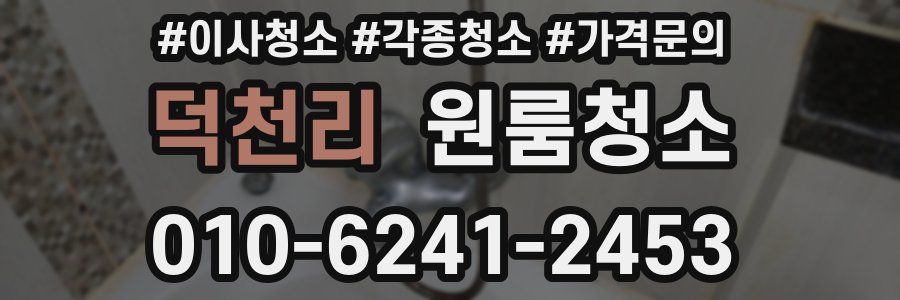 덕천리 이사청소