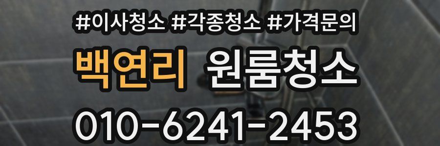 백연리 이사청소