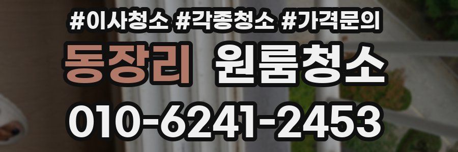 동장리 이사청소