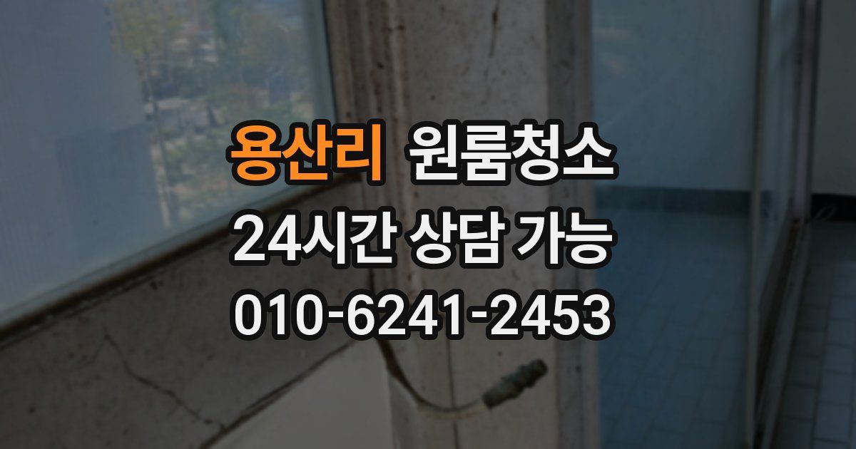 용산리 입주청소