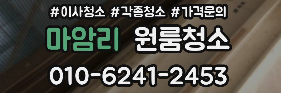 마암리 이사청소